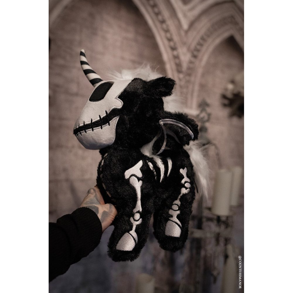 Vampire Freaks - Unibones PlÃ¼schtier - Schwarz/WeiÃŸ